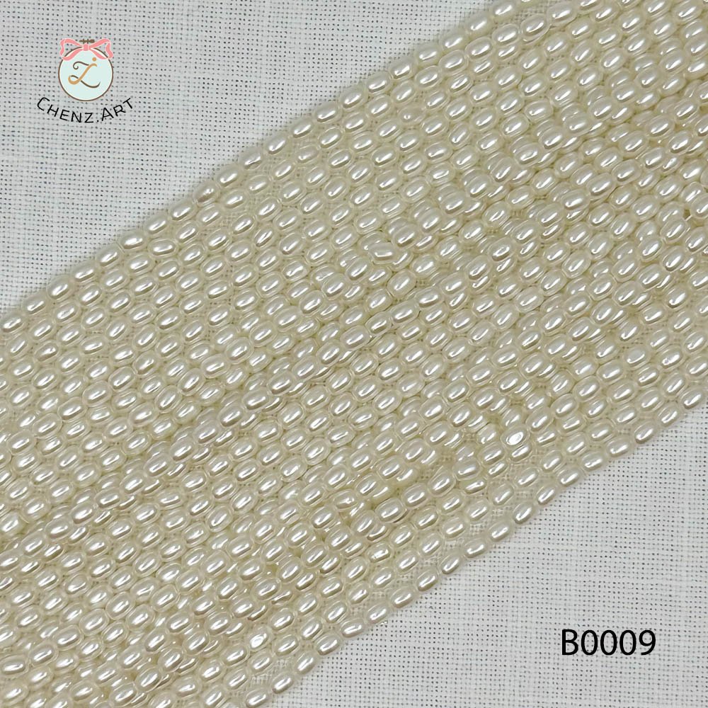Mini Rice Shaped Cultured Pearls - Image 2