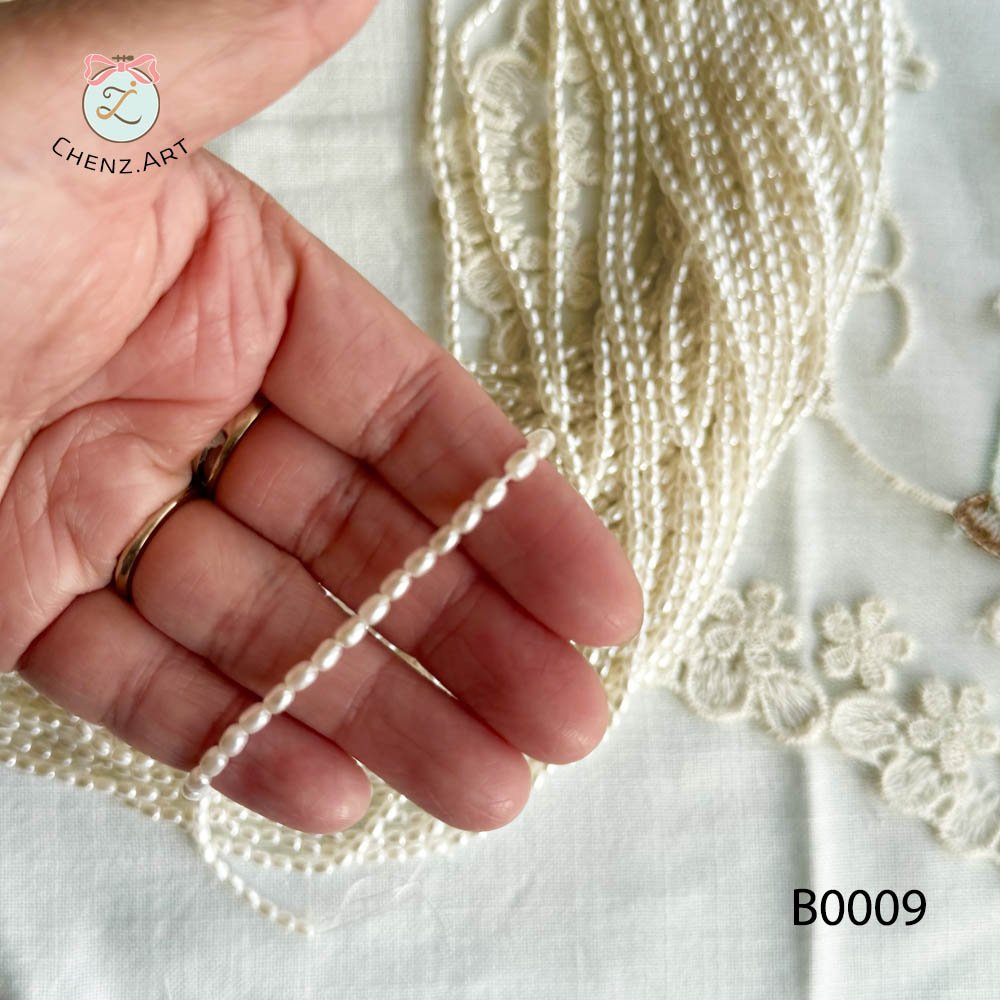 Mini Rice Shaped Cultured Pearls - Image 5