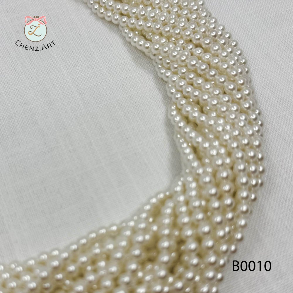 Round Artificial Pearls 3mm