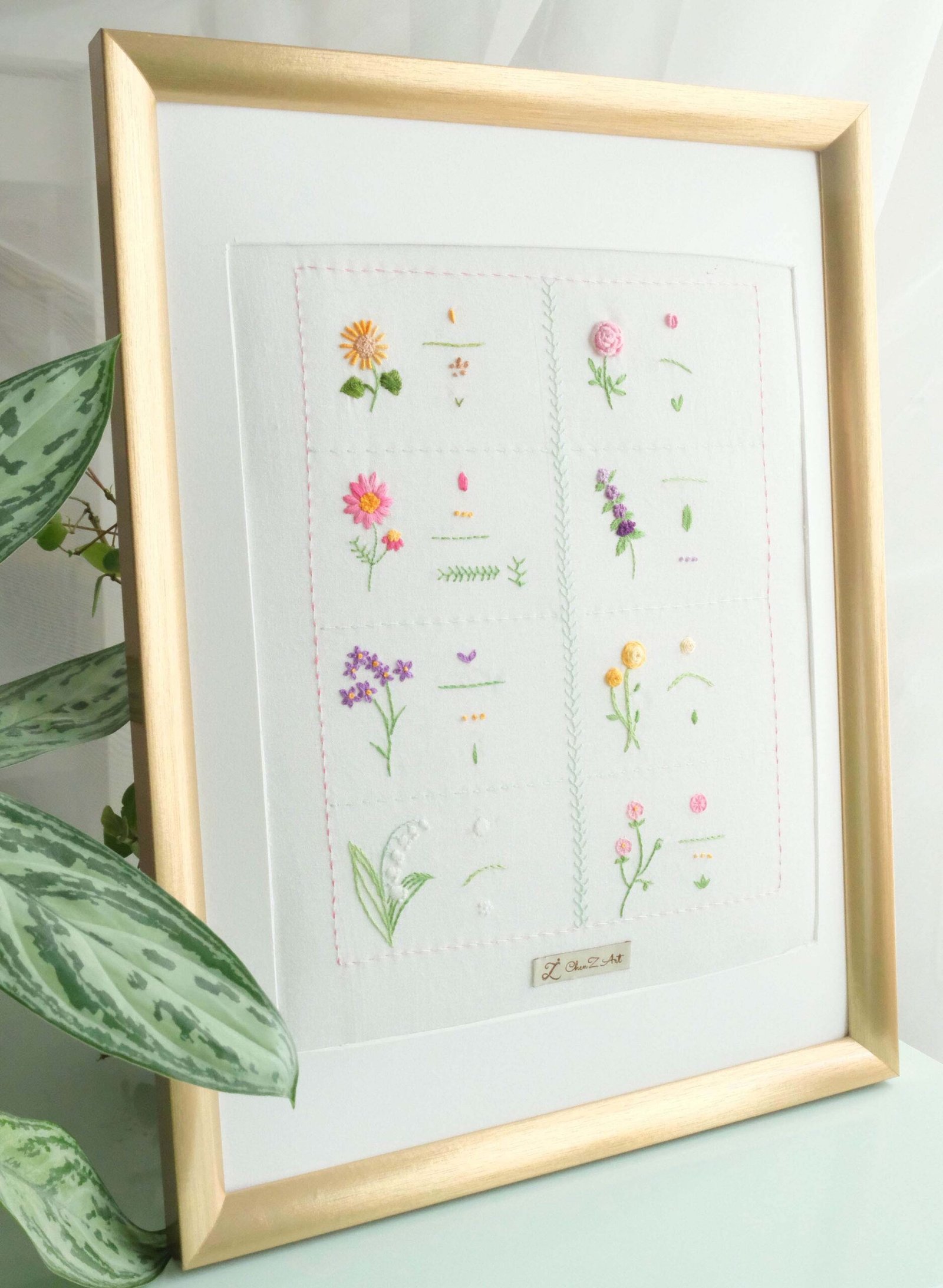 دورة تطريز الأزهار