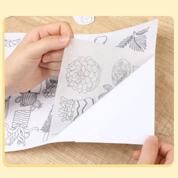 ورق التطريز قابل للإزالة بالماء