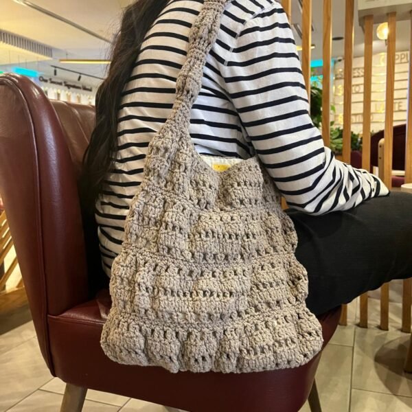 بوكس هدية من SmileMeStudio حقيبة كروشيه توت بيج – حقيبة كروشيه بوهو يدوية